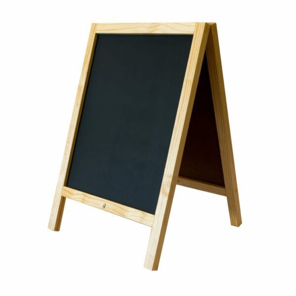 Wooden Menu Chalkboard