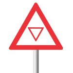 Traffic Control _Yield_ Ahead road sign (W303)