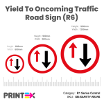 Yield To Oncoming Traffic Road Sign Specifications