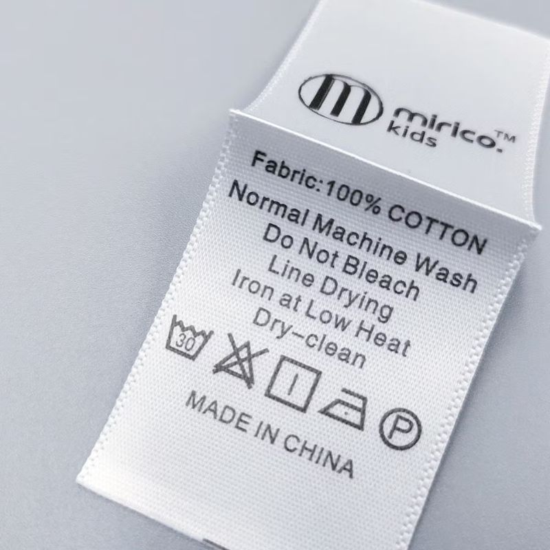 custom printed satin wash-proof clothing tags (3)