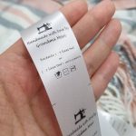 satin wash-proof clothing tags