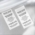 satin wash-proof clothing tags