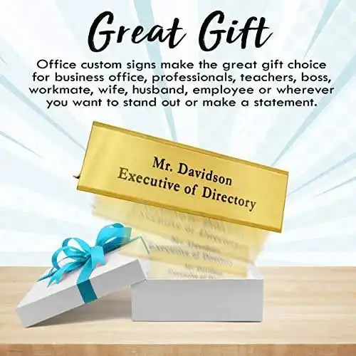Engraved Wall Name Holders