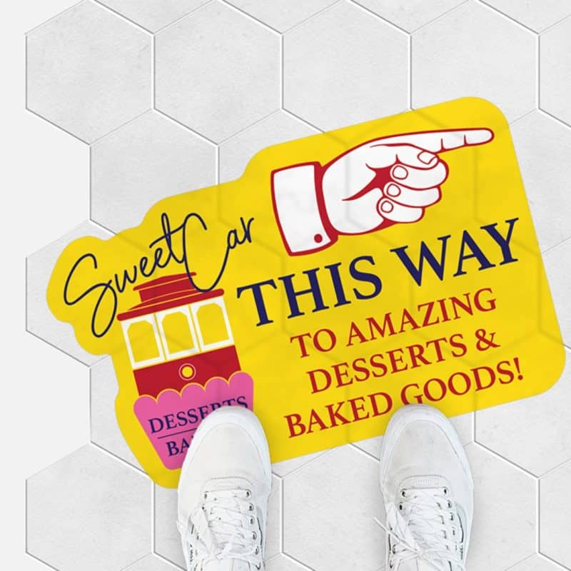 Anti-Slip Floor Vinyl Sticker Printing
