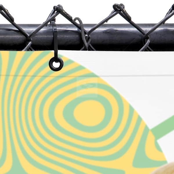 Cable Ties Mesh Fence Banner