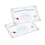 Custom Printed Certificates