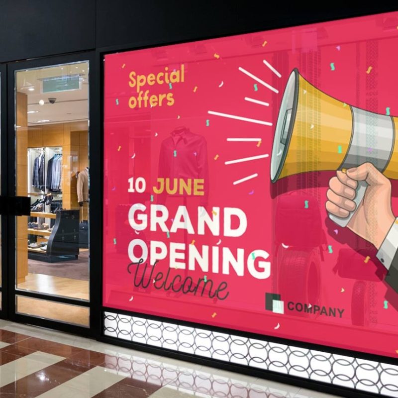 Perforated One-way Window Film