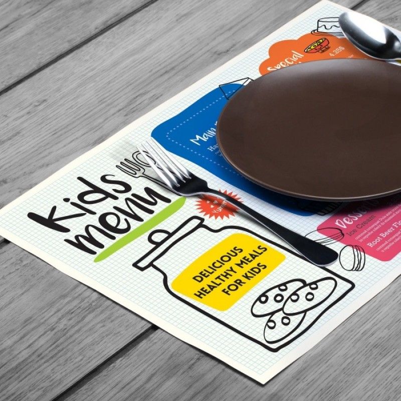 paper placemat printing for venues