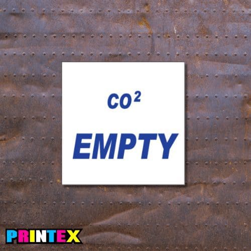 CO2 Empty Sign - Gas