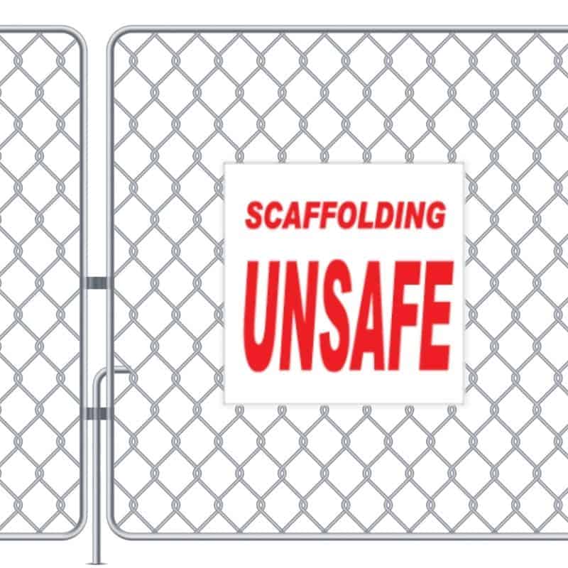 Scaffolding Unsafe Sign