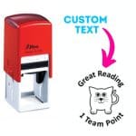 Shiny Teacher Stamps 32x32mm - Cat