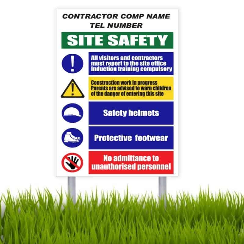 Site Safety Sign