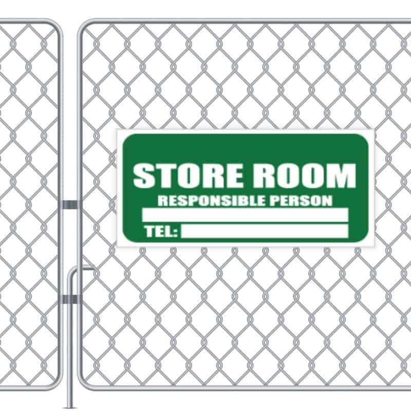 Store Room Sign