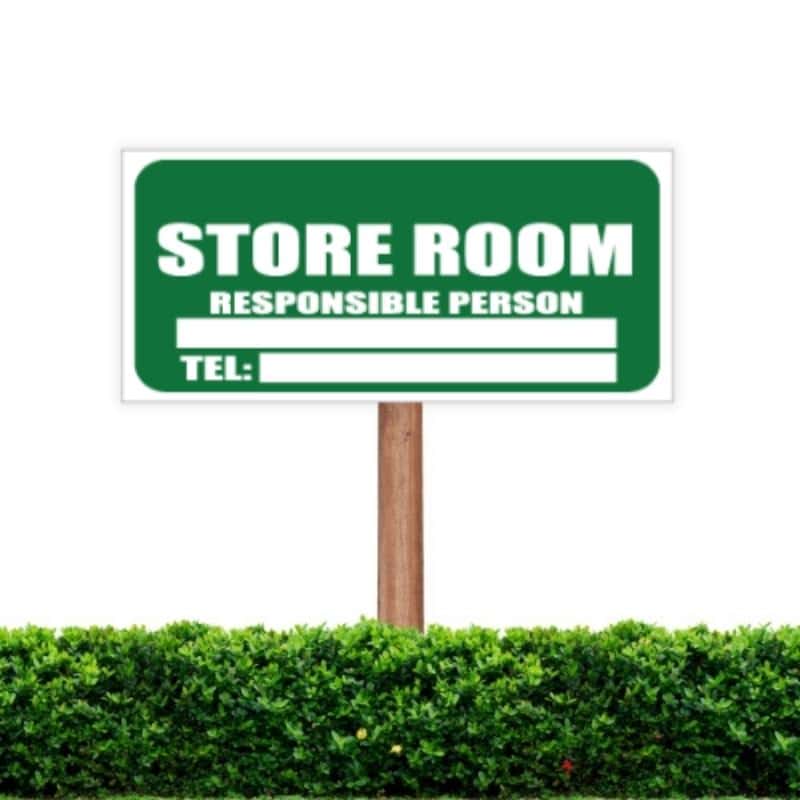 Store Room Sign