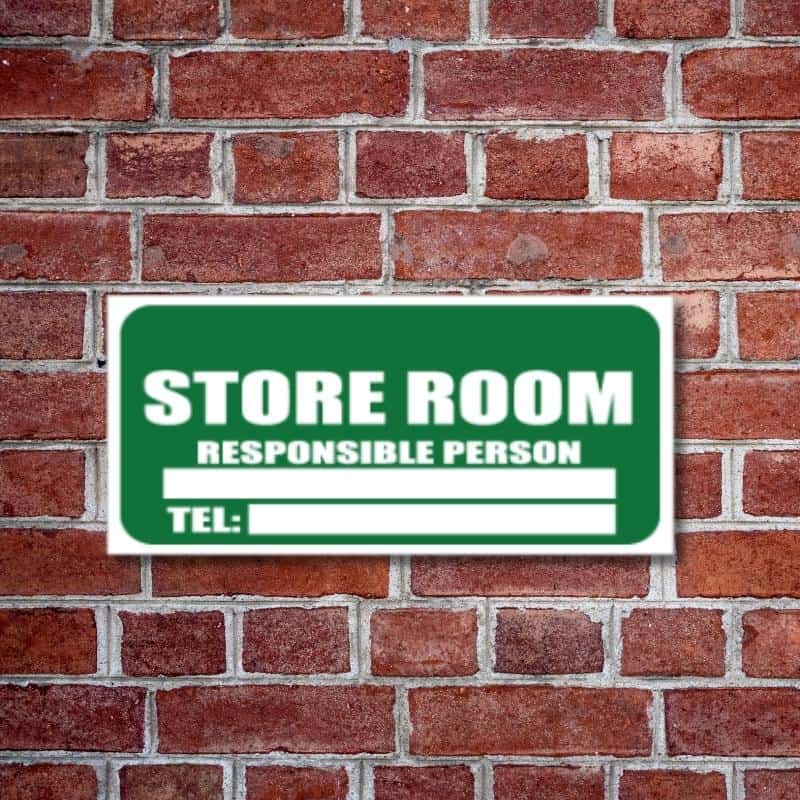 Store Room Sign