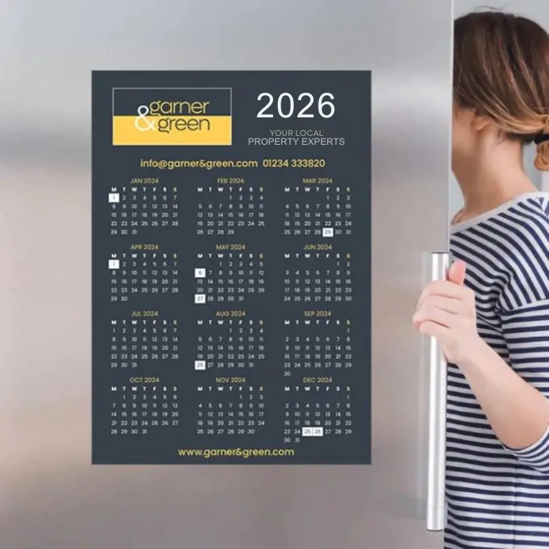 magnetic Fridge Calendar printing