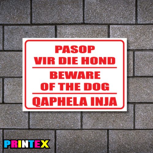 Beware of Dog Text Only Business Sign