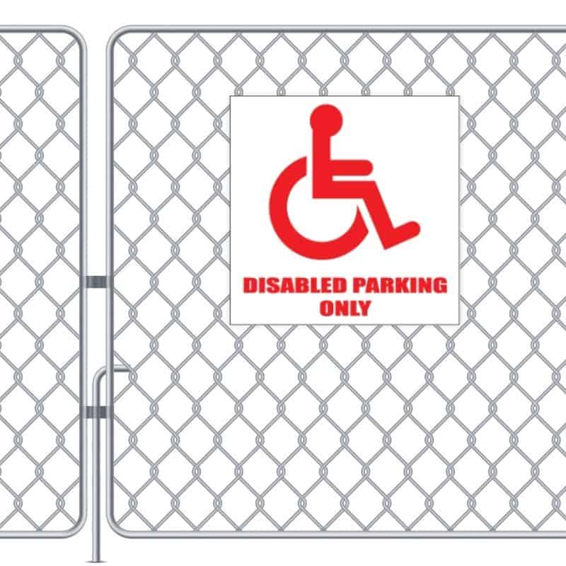 Disabled Parking Only Sign