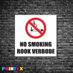 No Smoking Icon Business Sign