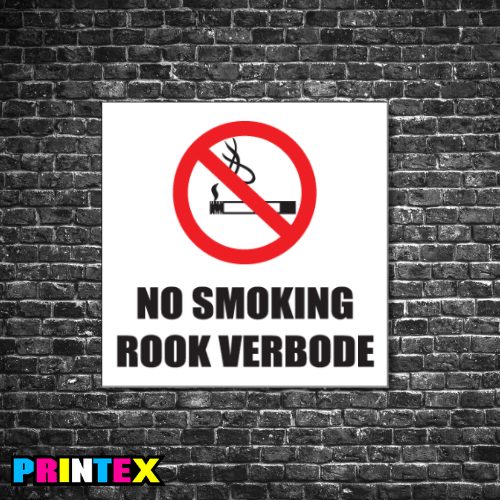 No Smoking Icon Business Sign