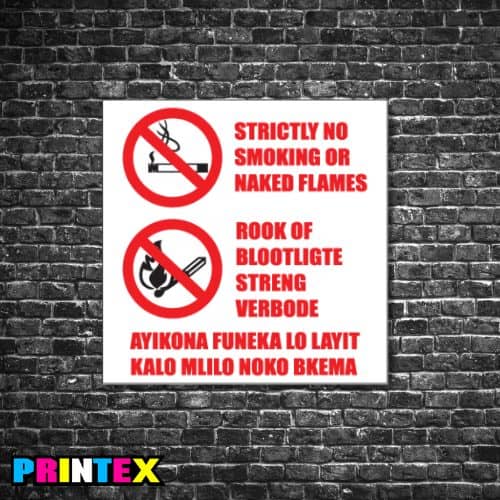 Non Smoking Area Business Sign