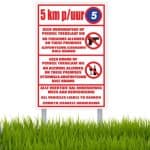 Premises Entry Notice Sign