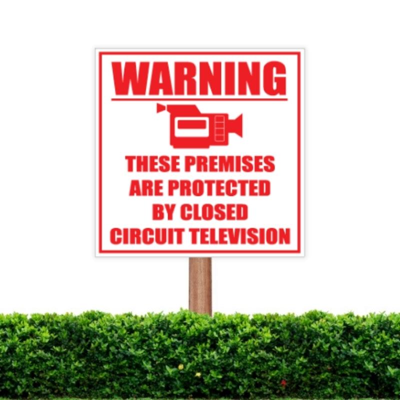 Warning CCTV Sign