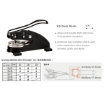 Shiny Desk Embosser Seal