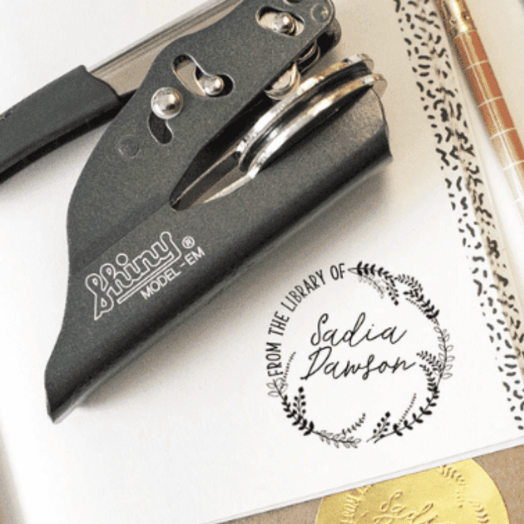 Shiny Desk Embosser Seal