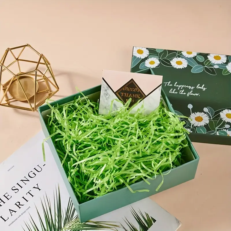 Crinkle cut Product Box Filler - Light Green