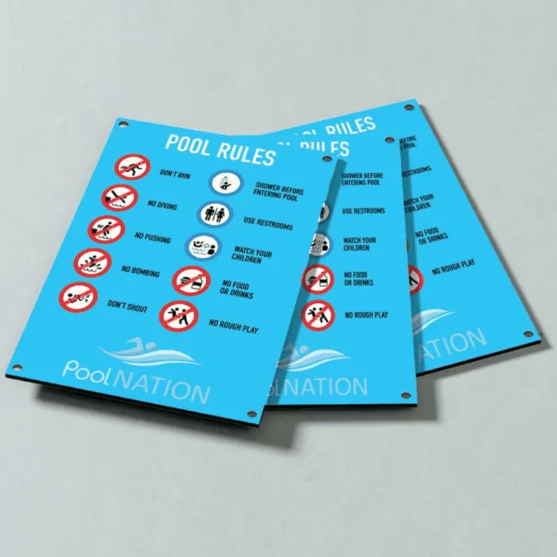 Aluminium Signs with Drilled Holes