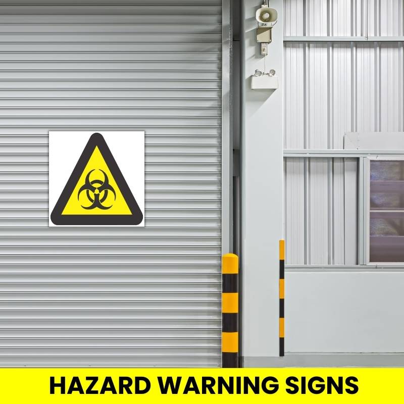 Beware Of Biological Hazard Safety Sign (WW11)