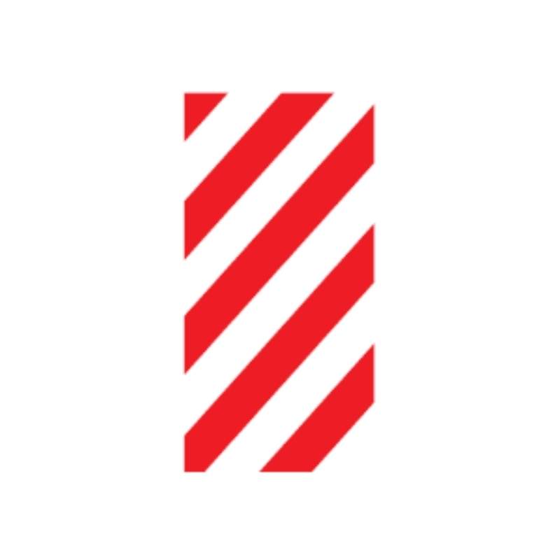 CHEVRON FIRE EXTINGUISHER BACKING BOARD SAFETY SIGN (FB21)