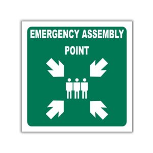 EMERGENCY ASSEMBLY POINT SAFETY SIGN (GA 26)