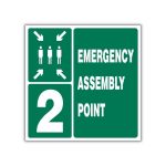 EMERGENCY ASSEMBLY POINT SAFETY SIGN (GA 26.2)