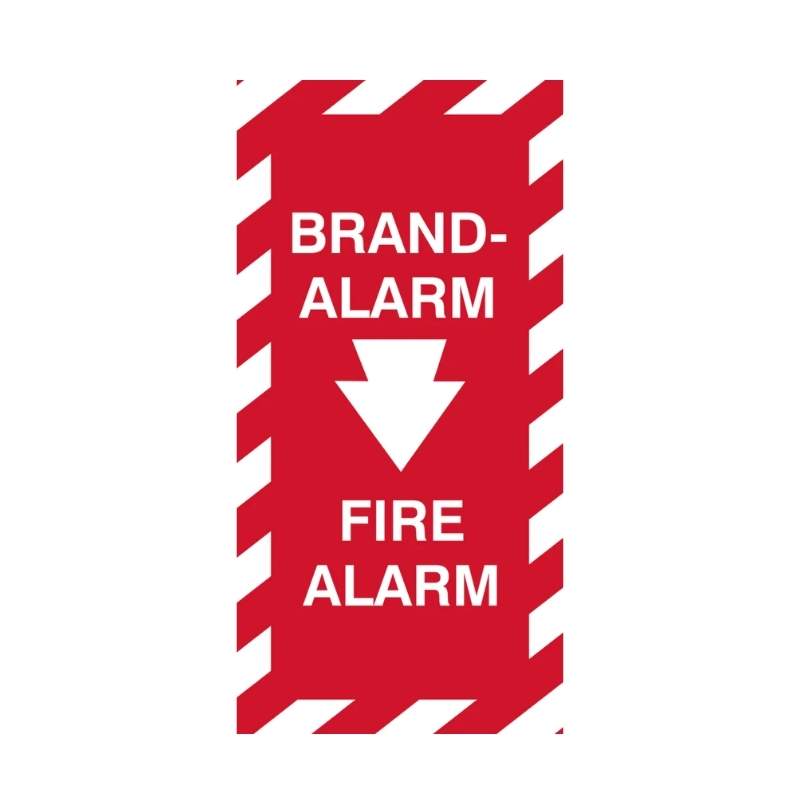 FIRE ALARM IN 2 LANGUAGES SAFETY SIGN (FA29)
