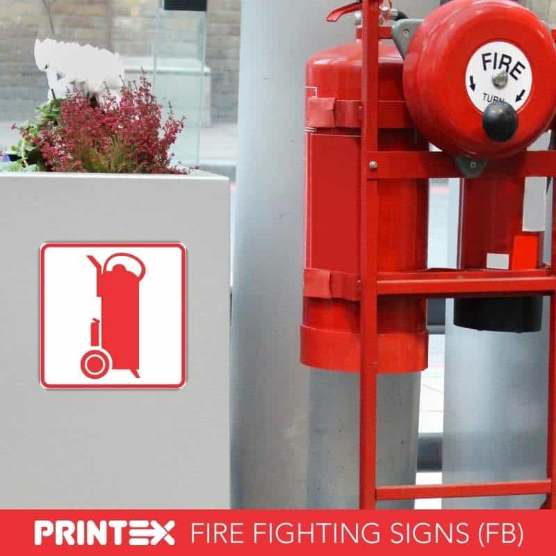 FIRE TROLLEY SAFETY SIGN (FB14)
