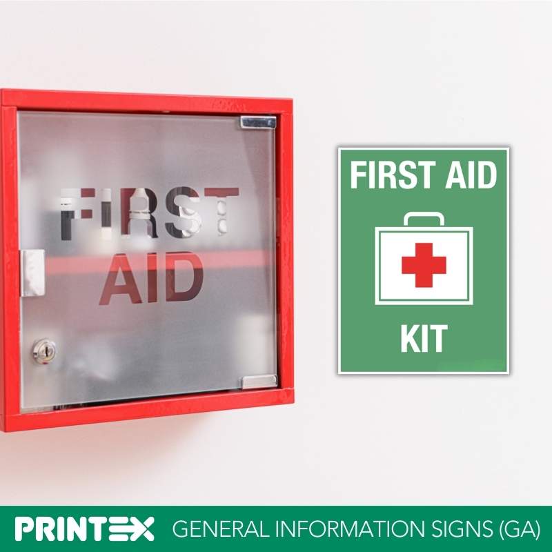 First Aid Kit Safety Sign (FA18)
