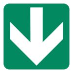 Directional Green Arrow Safety Sign (GA2)