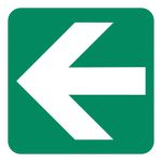 Directional Green Arrow Safety Sign (GA2)