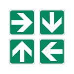 Directional Green Arrow Safety Sign (GA2)