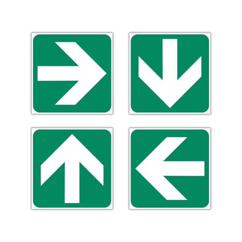 Directional Green Arrow Safety Sign (GA2)