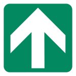Directional Green Arrow Safety Sign (GA2)