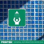 Safety Shower Safety Sign (GA20)