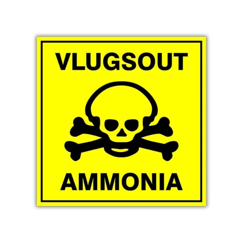 Warning : Ammonia Safety Sign (HW22)