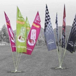 Cluster Flag Fountains