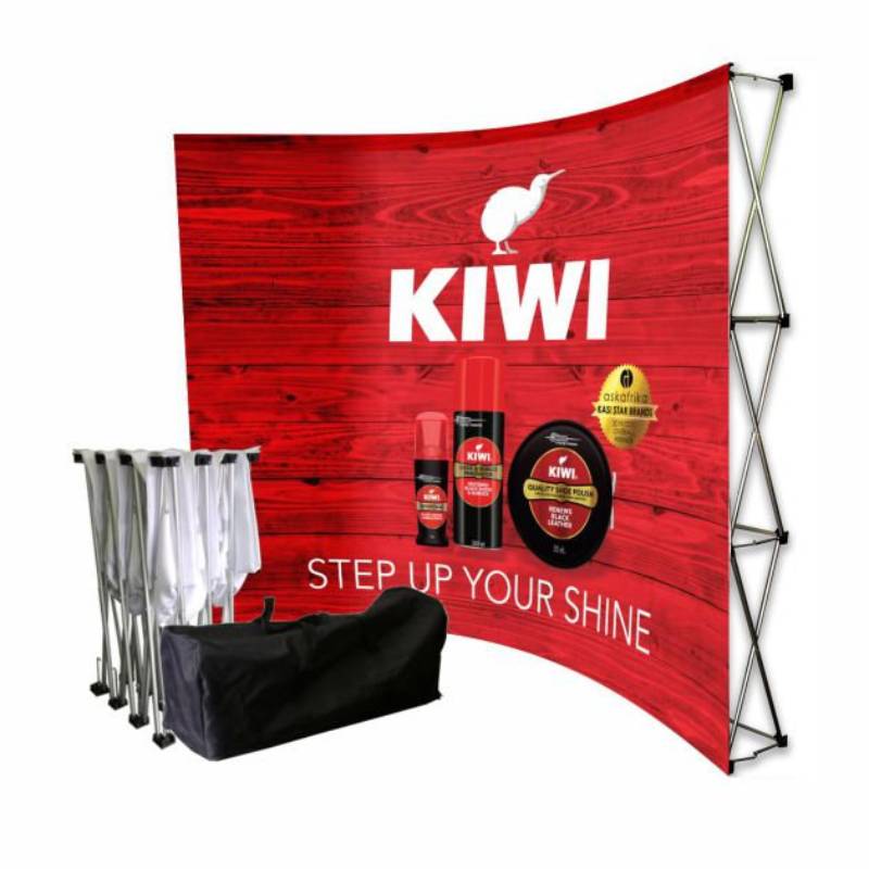 Custom Printed Curved Banner Walls