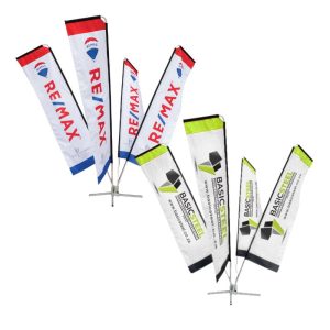 Flying Flag Banner Fountains