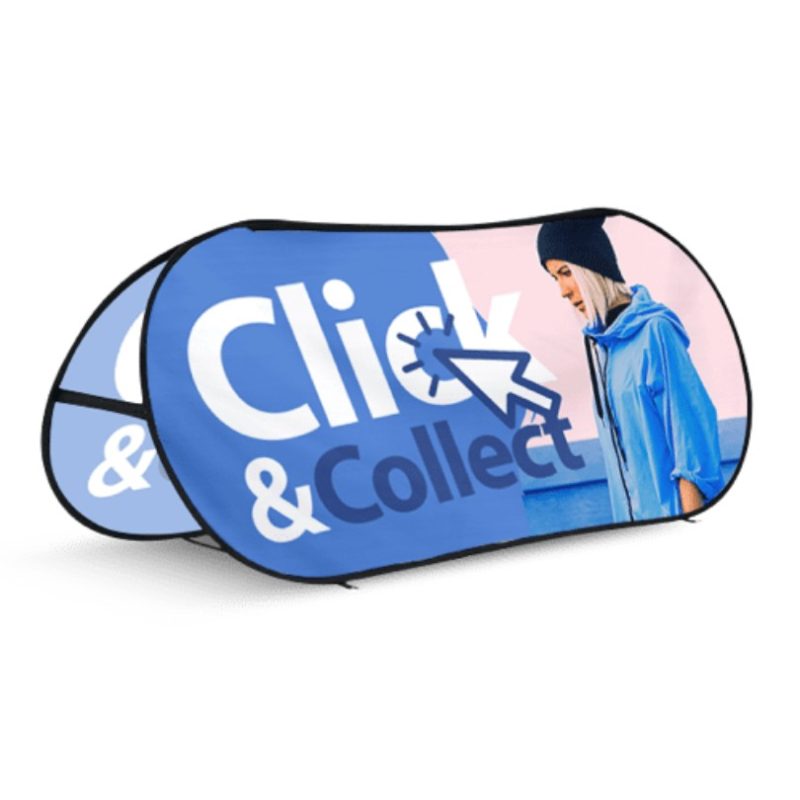 Horizontal Pop-Up Banners