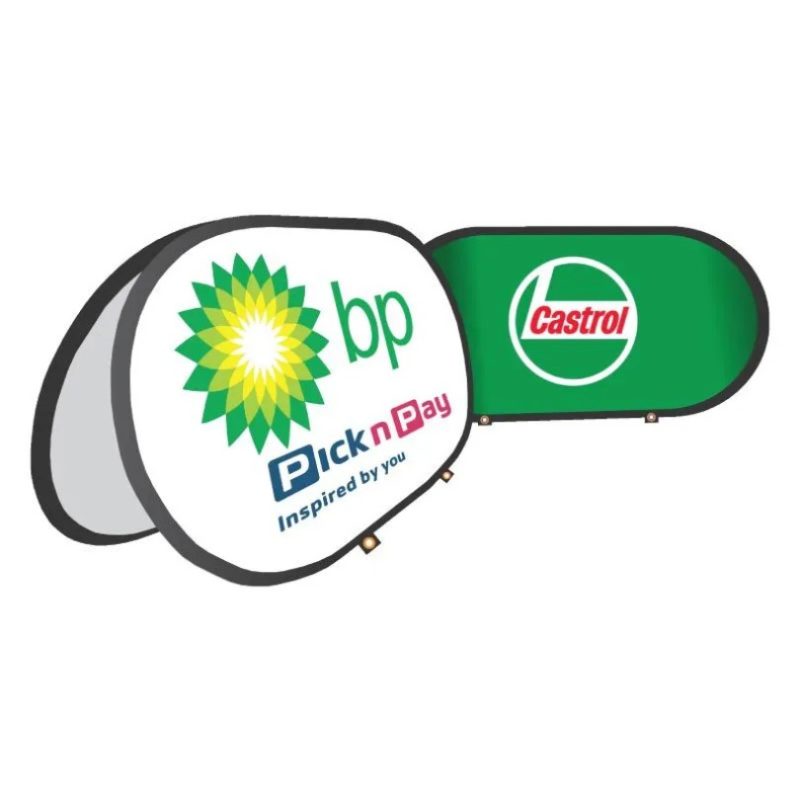 Horizontal Pop-Up Banners